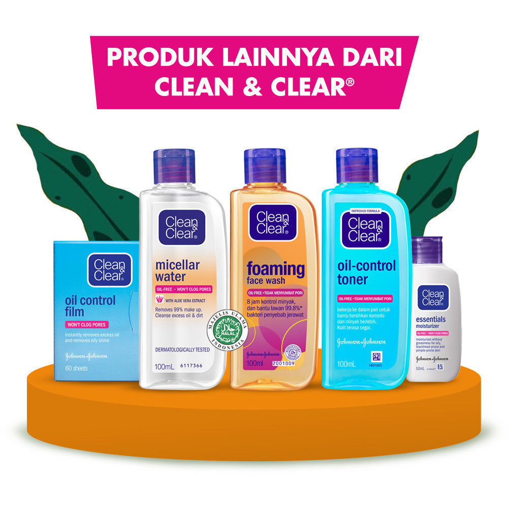 Clean & Clear Deep Action Cleanser Sabun Cuci Muka Pembersih Wajah 100gr - Isi 2