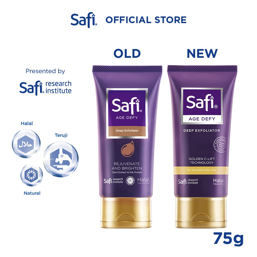 SAFI - Age Defy - Deep Exfoliator 75ml - Eksfoliasi Wajah