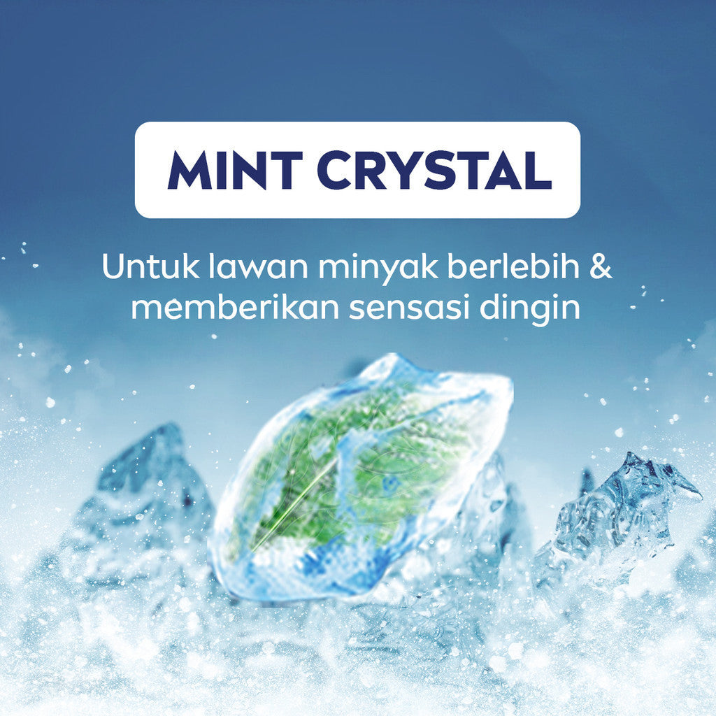 NIVEA MEN Facial Foam Bright Oil Clear Pore Minimizing Foam 100ml - Sabun cuci muka pria mencerahkan minyak berlebih berminyak kulit kusam facial wash pembersih wajah cerah mengecilkan pori komedo polusi debu kotoran - Vitamin C, Mint Crystal