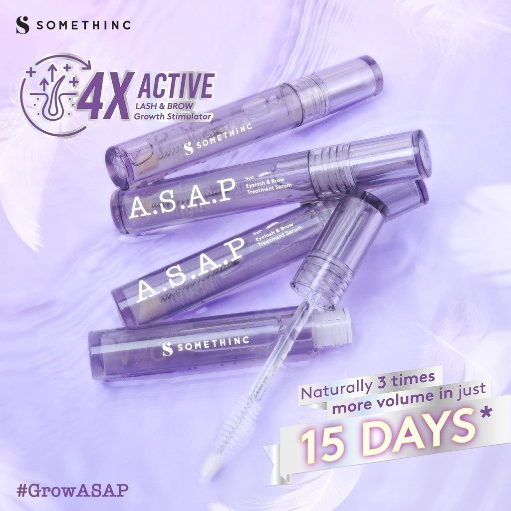 SOMETHINC [2 PCS] The Perfect Lash Kit (Hangover Mascara x ASAP Eyelash Serum) | Waterproof Mascara, Tahan Lama, Dengan Efek Lashlift Instan yangTahan 24 Jam