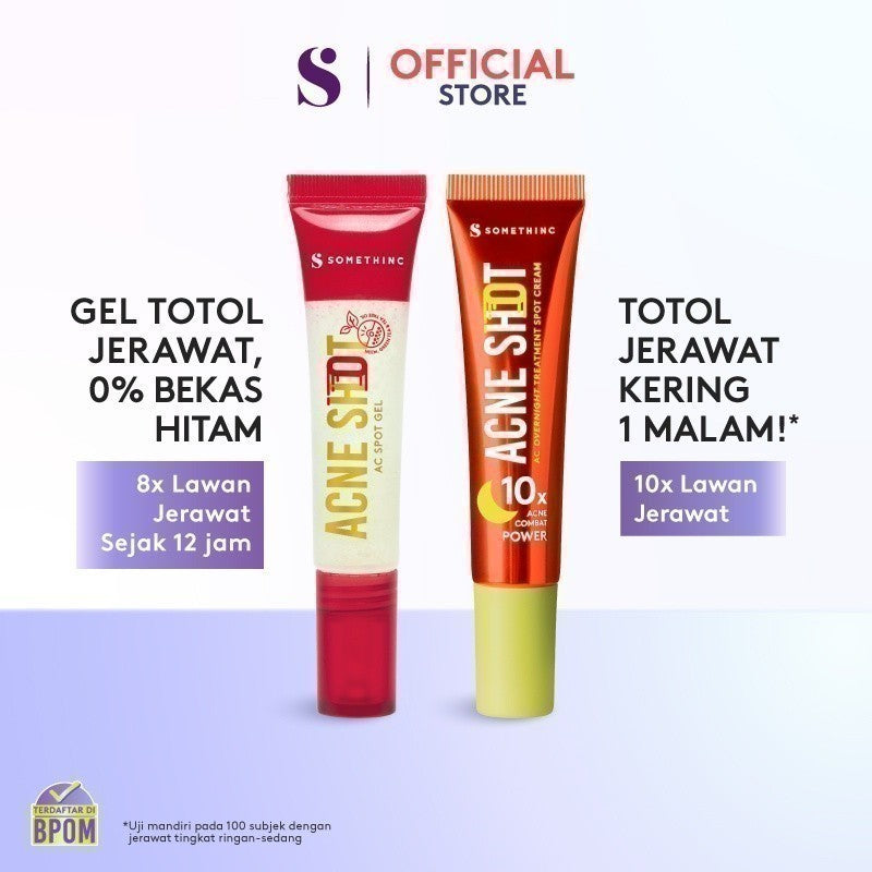 SOMETHINC Acne Shot AC Spot Gel & Overnight Treatment Spot Cream