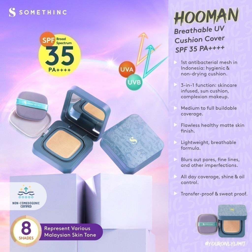SOMETHINC [BELI 2 PCS LEBIH HEMAT]  Makeup Best Seller Product Twin Pack Kit - Hangover Mascara - Forever Stay Eyeliner - Refill Cushion - Multitask Water Gloss | Waterproof Mascara, Tahan Lama, Dengan Efek Lashlift Instan yangTahan 24 Jam