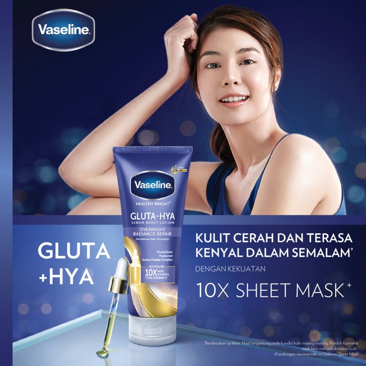 VASELINE Gluta-Hya Body Serum Overnight Radiance Repair 330 mL