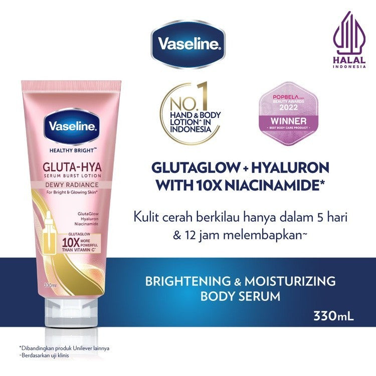 Vaseline Gluta-Hya Body Serum Dewy Radiance 330 mL