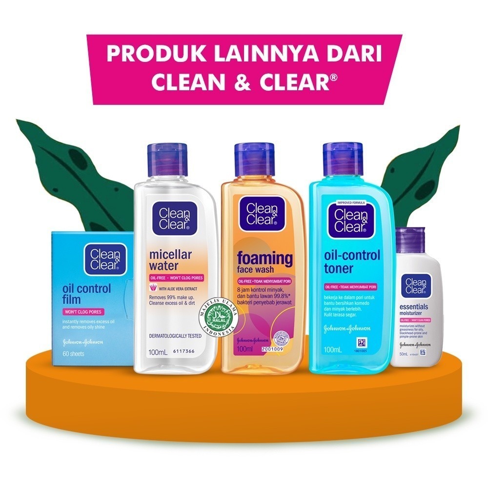 Clean & Clear Daily Pore Cleanser Sabun Cuci Muka Pembersih Wajah Komedo 50gr