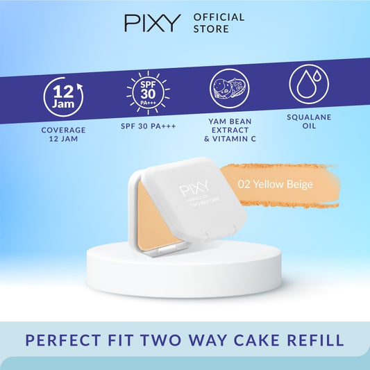 PIXY TWC Perfect Fit 02 Yellow Beige - Refill
