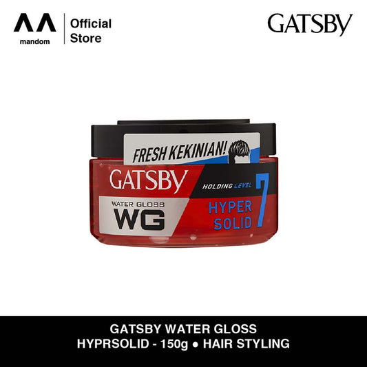 GATSBY Water Gloss Hyper Solid (Botol) 150gr
