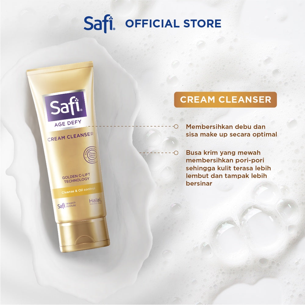 SAFI - Age Defy - Cream Cleanser 50gr - Pembersih Wajah