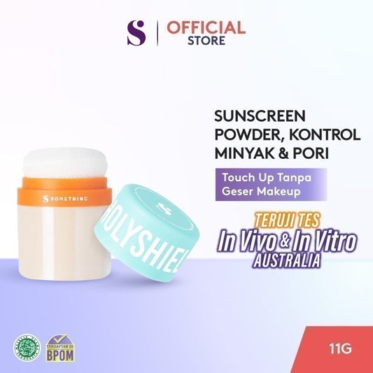 [In Vivo & In Vitro Certified] SOMETHINC Holyshield! No Sebum Mineral Sunscreen Powder SPF 39 PA++++ - Easy Touch Up Sunscreen Powder