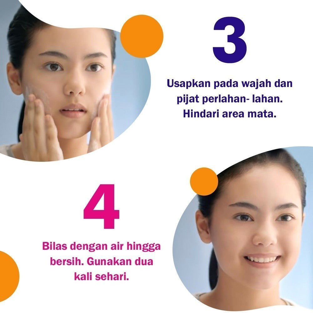 Clean & Clear Daily Pore Cleanser Sabun Cuci Muka Pembersih Wajah Komedo 100gr