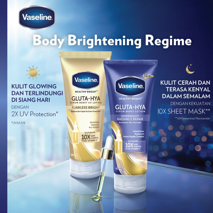 VASELINE Gluta-Hya Body Serum Overnight Radiance Repair 330 mL