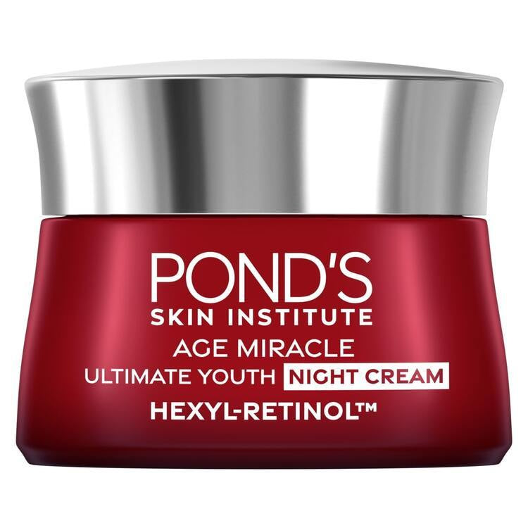 Pond's Age Miracle Hexyl Retinol Niacinamide Night Cream 9gr (Mencerahkan Kulit dalam 7 hari dengan 10x kekuatan Anti Aging Terbaik)