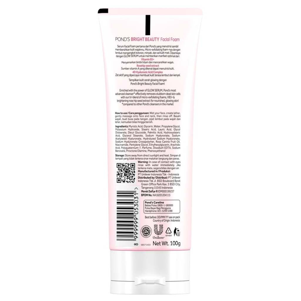 Pond's Bright Miracle Ultimate Clarity Niasorcinol Facial Foam 50gr
