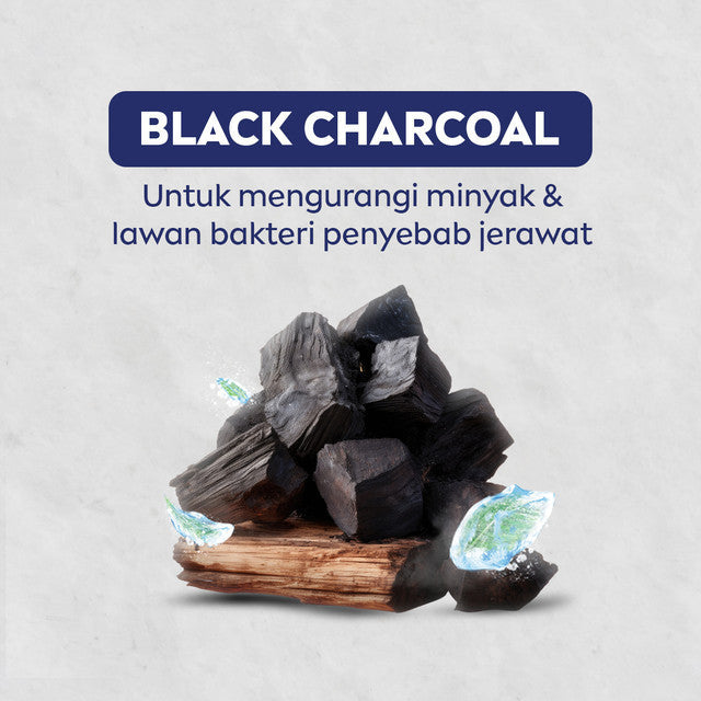 NIVEA MEN Facial Foam Bright Oil Clear Anti Shine + Purify Cooling 100ml - Sabun cuci muka pria mencerahkan minyak berlebih berminyak kulit kusam facial wash pembersih wajah cerah dingin mengecilkan pori komedo - Black Charcoal, Mint Crystal