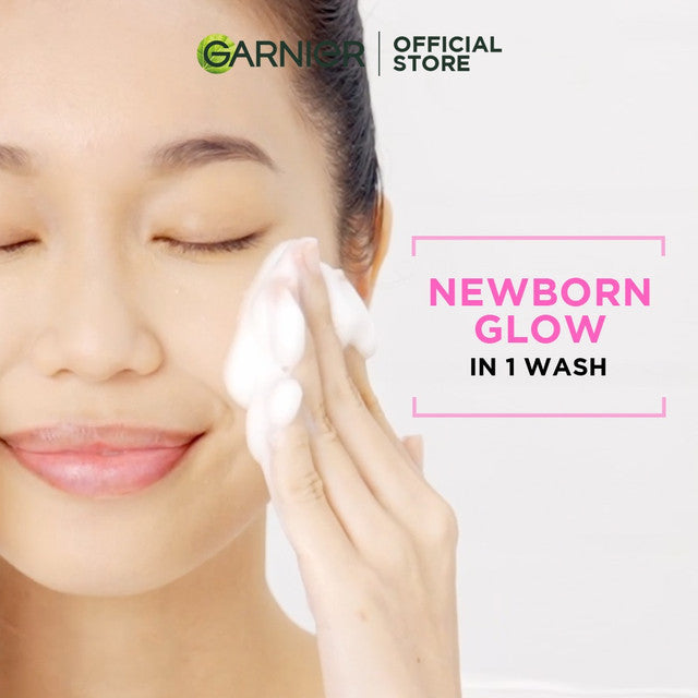 [PAKET HEMAT ISI 2] GARNIER Facial Wash Sakura Glow Ceramide Hyaluron Super Whip Foam Face Wash 100ml | Skincare Pembersih Wajah Mencerahkan sabun cuci muka sabun muka glowing dan memutihkan