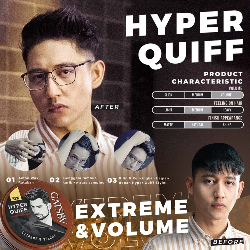 GATSBY Styling Wax Extreme &Volume 75gr