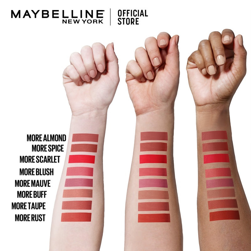 MAYBELLINE OFFICIAL Color Sensational Ultimatte Lipstick Make Up - 1.7gr (Lipstick Dengan Formula Ringan & Nyaman Dengan Hasil Flawlessly Smooth)