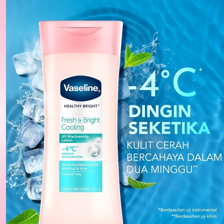 Vaseline Lotion Healthy Bright Fresh & Bright Cooling 200ml