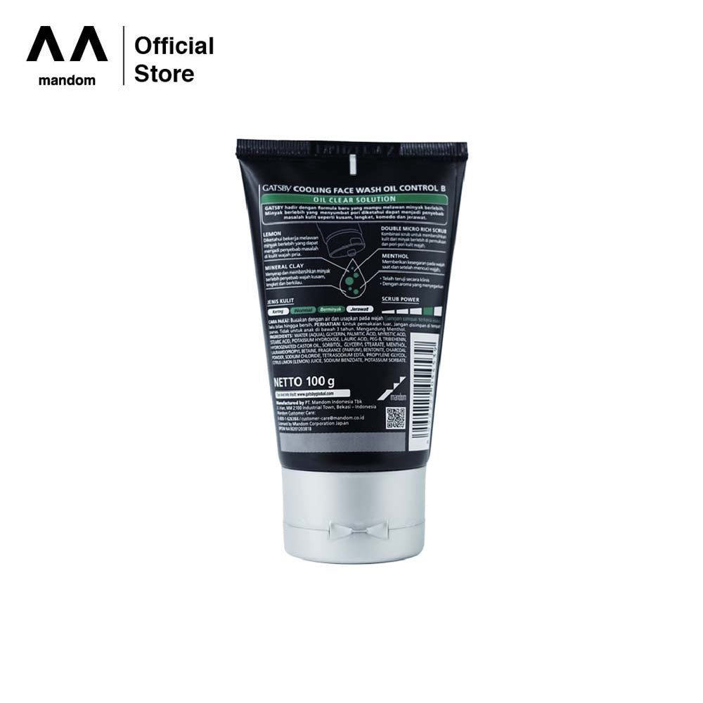 GATSBY Cooling Face Wash - Oil Control