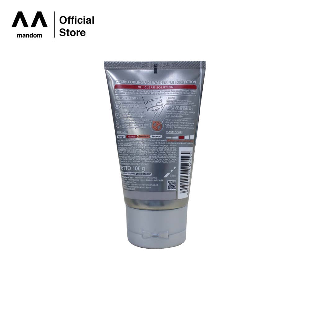 GATSBY Cooling Face Wash - Triple Porefection