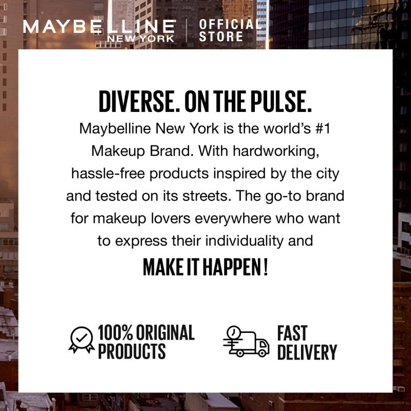 MAYBELLINE OFFICIAL Fit Me 24HR Oil Control Powder Foundation 5 gr Make up Bedak Two Way Cake TWC SPF 44 Blur & Cover Cushion Foundation Bedak Padat Concealer BB Cream Foundation Waterproof Skin Tint Fondation