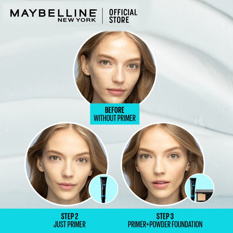 MAYBELLINE OFFICIAL Fit Me Matte + Poreless Primer Make Up - 30ml (Primer Wajah Untuk Hasil Matte Hingga 16 Jam)