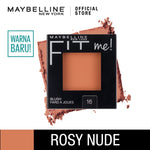 MAYBELLINE OFFICIAL Fit Me! Powder Blush Make Up - Blush On Pigmented Dengan Hasil Natural Yang Tahan Lama - Tersedia Dalam 4 Warna