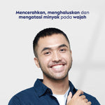 NIVEA MEN Facial Foam Bright Oil Clear Pore Minimizing Foam 100ml - Sabun cuci muka pria mencerahkan minyak berlebih berminyak kulit kusam facial wash pembersih wajah cerah mengecilkan pori komedo polusi debu kotoran - Vitamin C, Mint Crystal