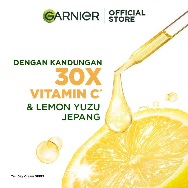 [PAKET HEMAT ISI 2] GARNIER Serum Vitamin C Bright Complete Vitamin C 30x Booster Serum Skincare - 30ml Serum Mencerahkan Wajah Cepat Cerahkan Noda Hitam Serum Wajah
