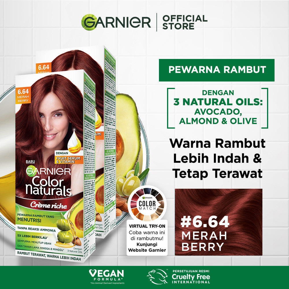 Garnier Color Natural Express Merah Berry - 2pcs