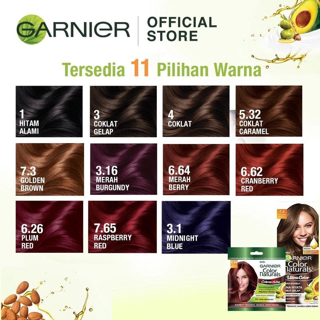 Garnier Color Natural Express Merah Burgundy x 2pcs