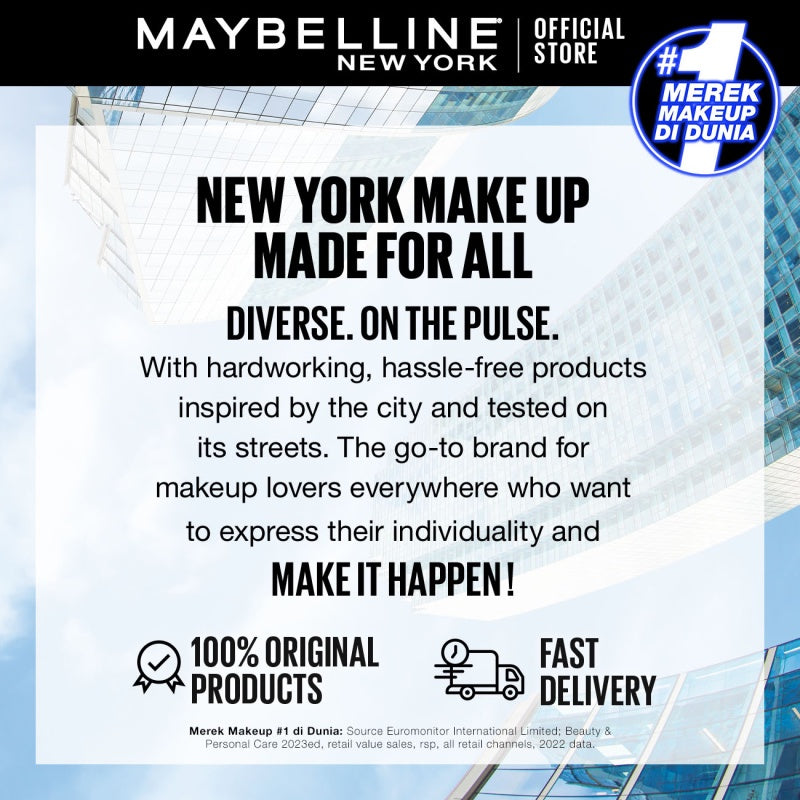 MAYBELLINE OFFICIAL Fit Me Matte+Poreless Cushion Foundation 14gr - Makeup Ringan Full Coverage Oil Control tahan hingga 20HR