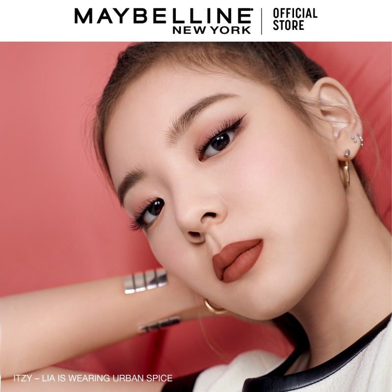 MAYBELLINE OFFICIAL Sensational Cushion Matte Liquid Lipstick Make Up - 48gr (Lipstick Cair Dengan Vitamin E Yang Melembabkan Bibir)