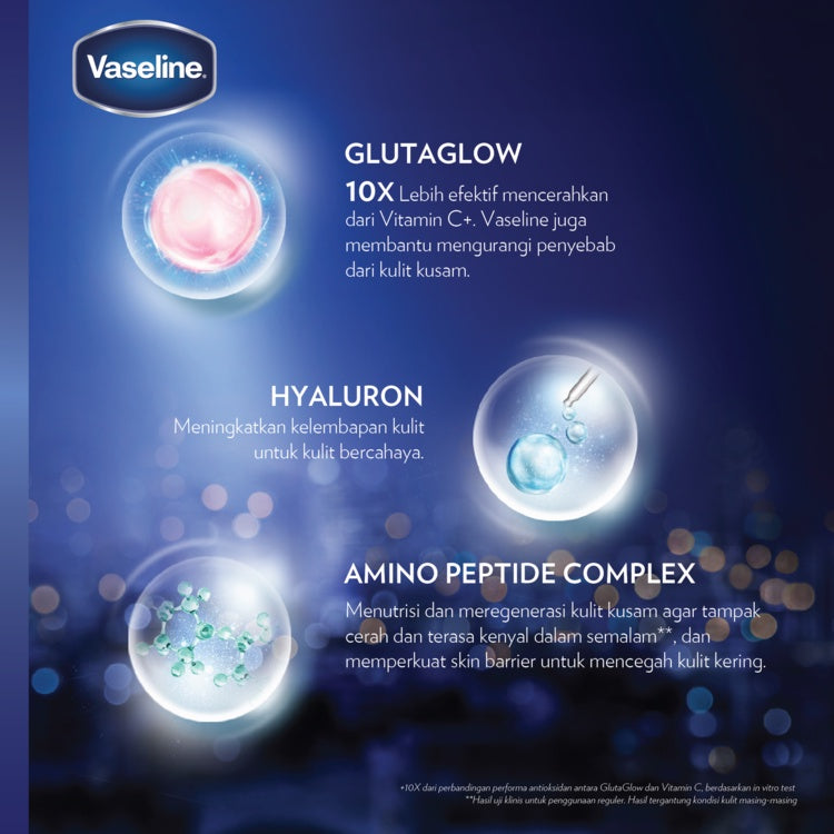 VASELINE Gluta-Hya Body Serum Overnight Radiance Repair 330 mL