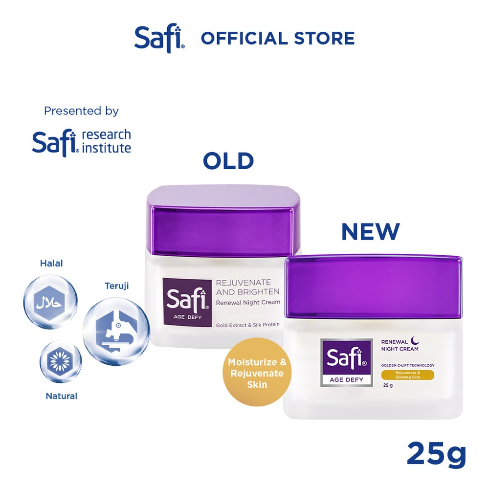 SAFI - Age Defy - Renewal Night Cream 25gr - Cream Malam