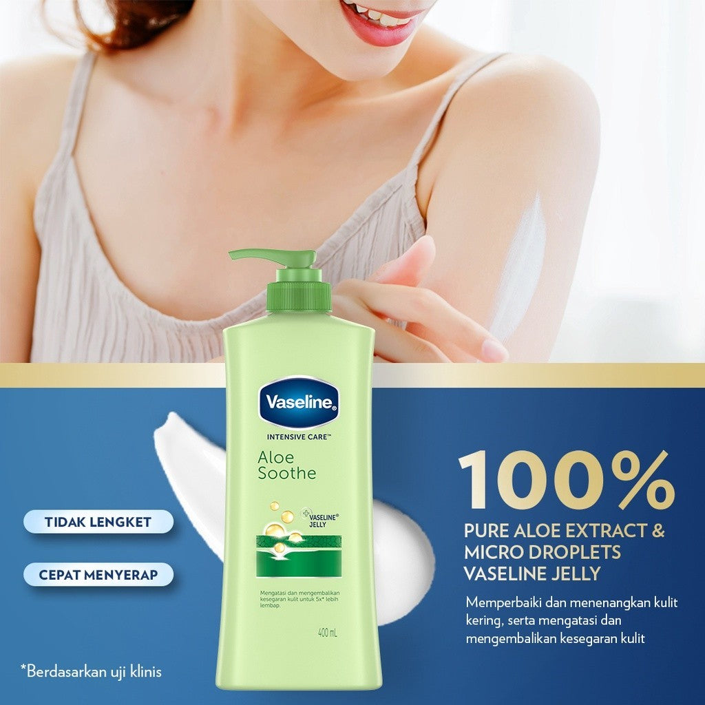 Vaseline Lotion Intensive Care Aloe Soothe 100Ml
