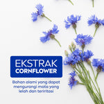 NIVEA Eye Makeup Remover Double Effect 125ml - Pembersih make up mata bibir mascara make up riasan tebal waterproof tidak perih cocok untuk kulit sensitif biphase oil micellar - Corn Flower, Purified Water