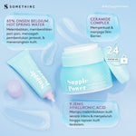 SOMETHINC Supple Power Hyaluronic9+Onsen Moisture Bomb Gel - Pelembap yang Menghidrasi cocok untuk Kulit & Sensitif, Moisturizer Non Comedogenic