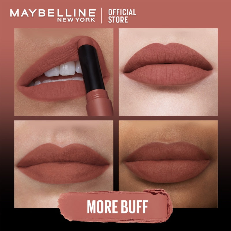 MAYBELLINE OFFICIAL Color Sensational Ultimatte Lipstick Make Up - 1.7gr (Lipstick Dengan Formula Ringan & Nyaman Dengan Hasil Flawlessly Smooth)
