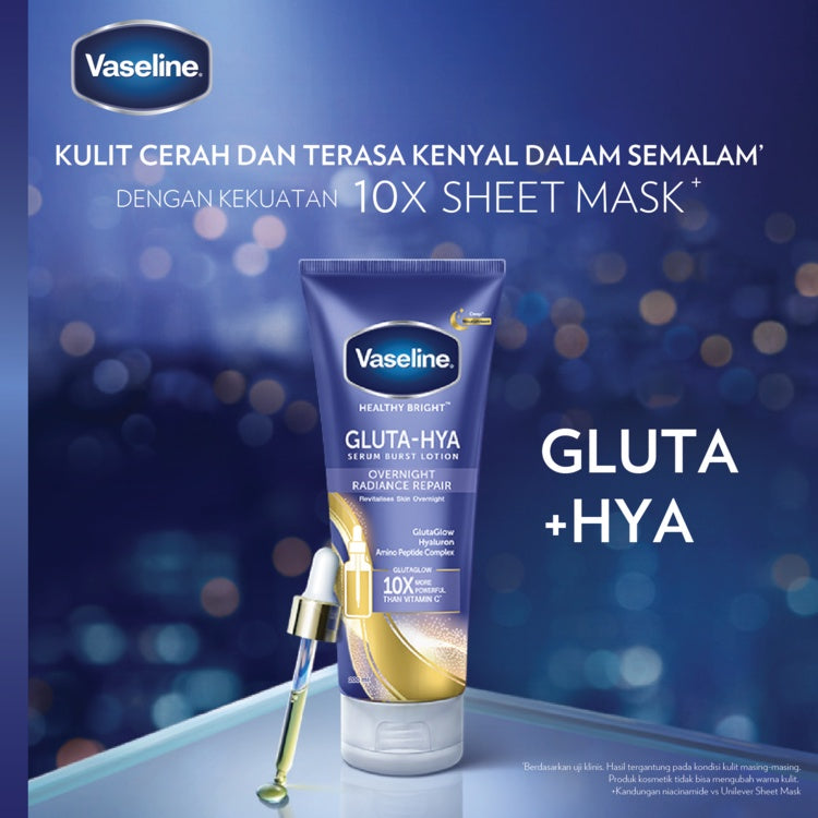 VASELINE Gluta-Hya Body Serum Overnight Radiance Repair 330 mL
