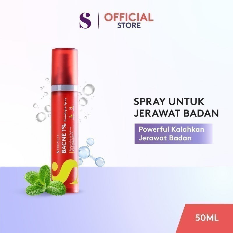SOMETHINC Bacne 1% Biosalicylic Spray - Spray Jerawat Badan & Jerawat Punggung
