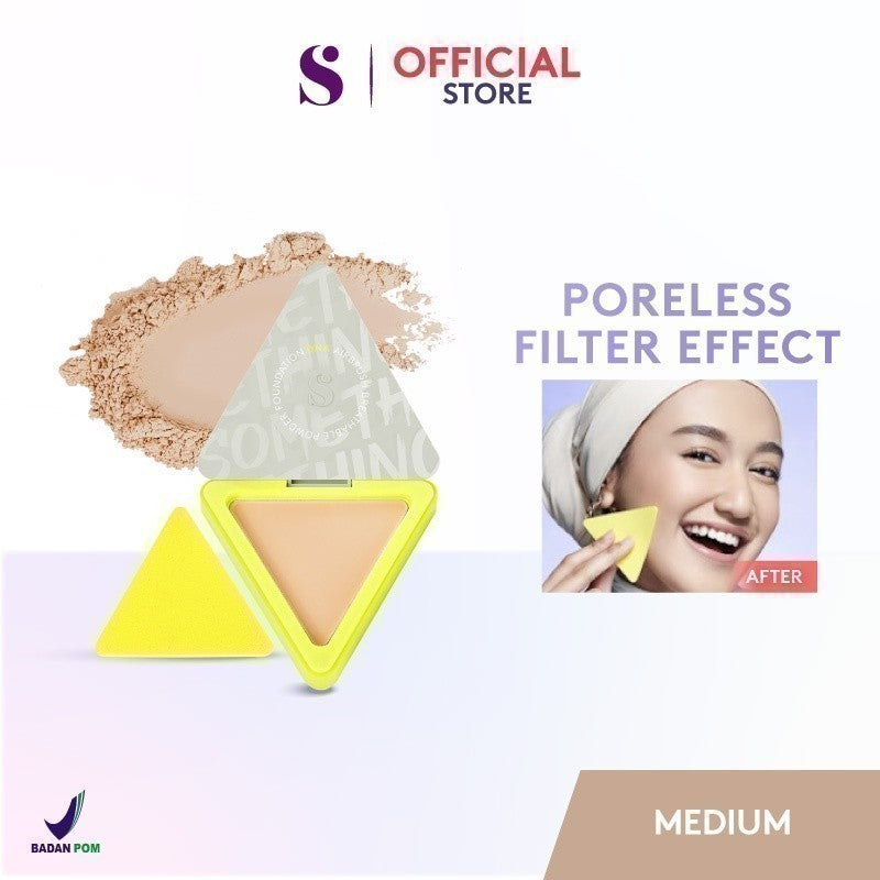 SOMETHINC DNA Airbrush Breathable Powder Foundation - Bedak Padat