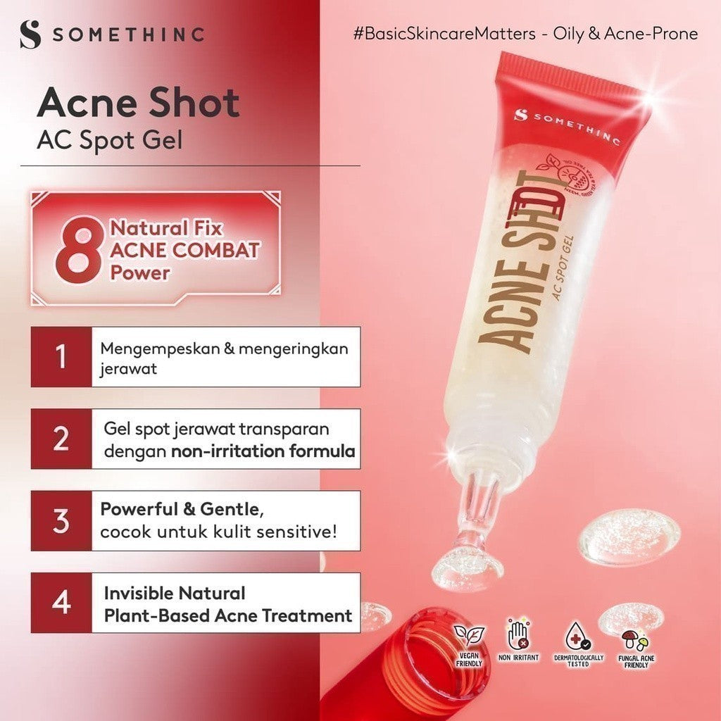 SOMETHINC Acne Shot AC Spot Gel & Overnight Treatment Spot Cream