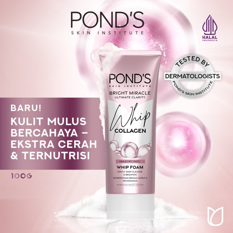 Pond's Bright Miracle Ultimate Clarity Facial Whip Foam 100G