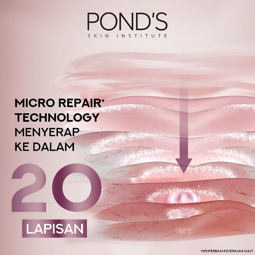 POND'S Bright Miracle Ultimate Clarity Niasorcinol Cream 20G 500x Kekuatan Mencerahkan