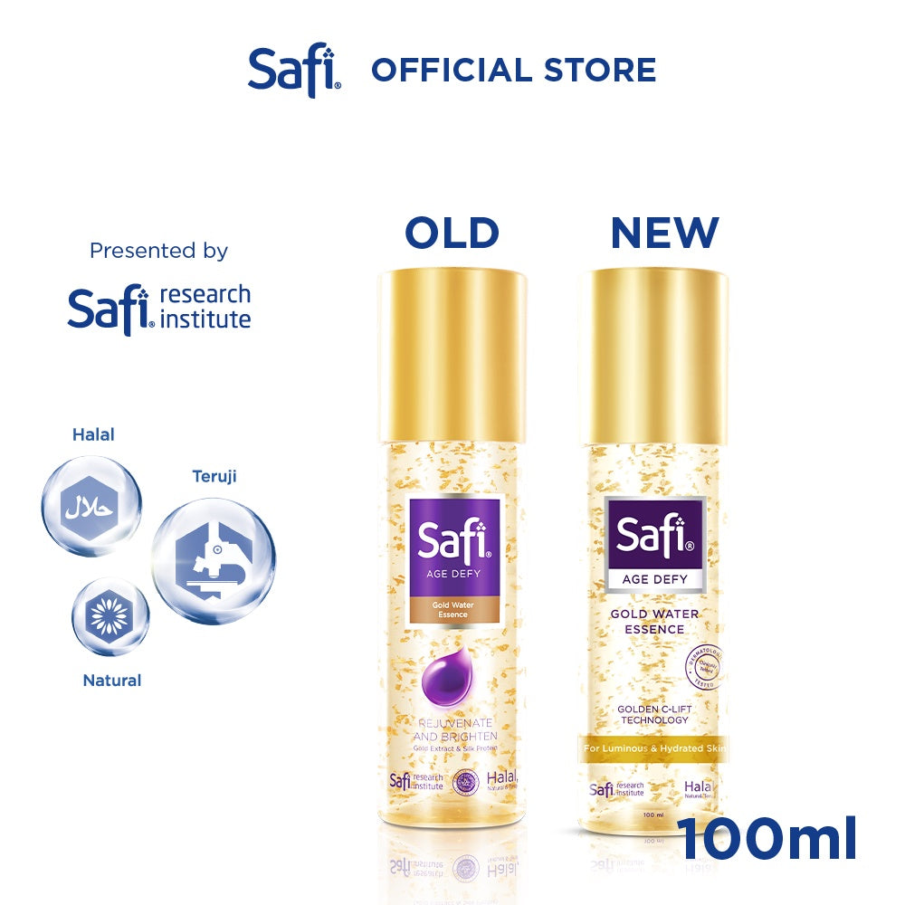 SAFI - Age Defy - Gold Water Essence 100ml - Serum Wajah Anti Aging