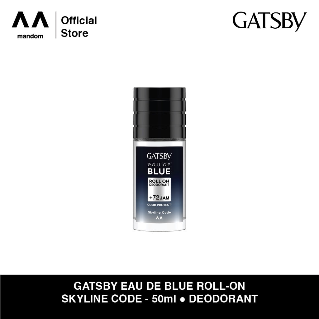 GATSBY Eau De Blue Deodorant Roll On - Skyline Code