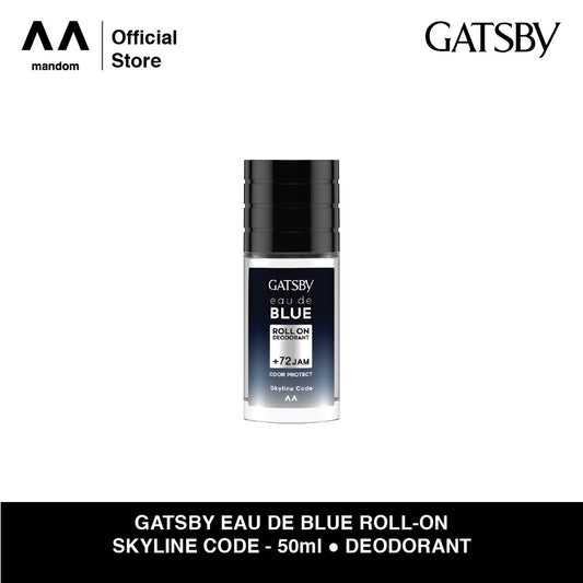 GATSBY Eau De Blue Deodorant Roll On - Skyline Code