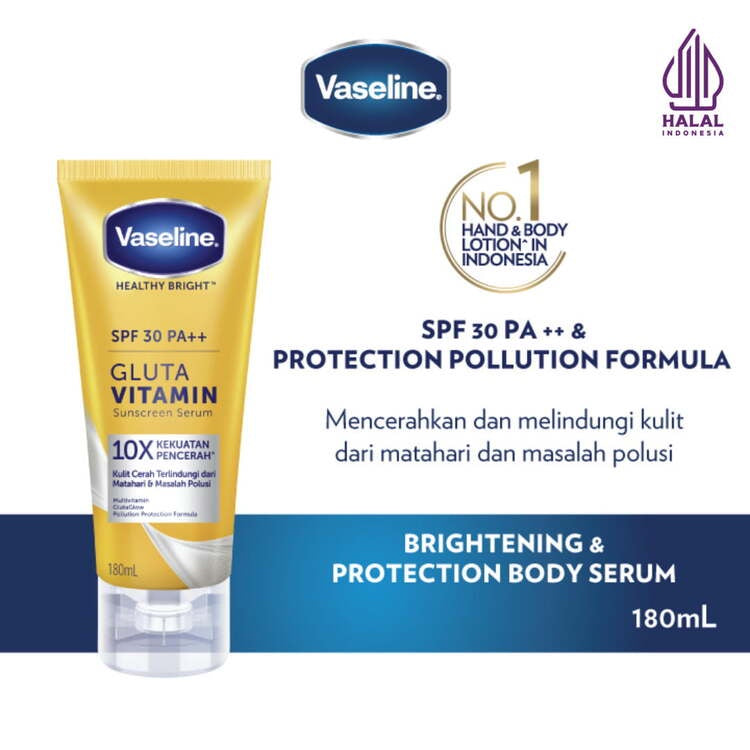 VASELINE SPF 30 PA ++ GLUTA VITAMIN SUN SCREEN SERUM 180ML