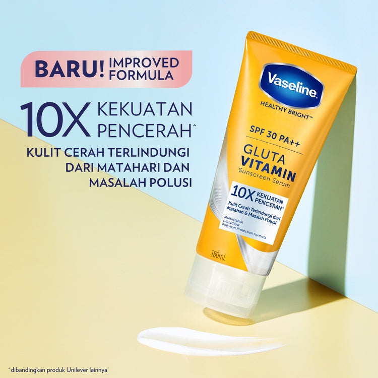VASELINE SPF 30 PA ++ GLUTA VITAMIN SUN SCREEN SERUM 180ML